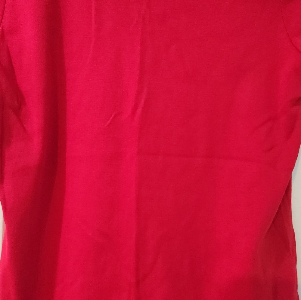 Women's Talbots Red Tee, Size L/P - Picture 8 of 8
